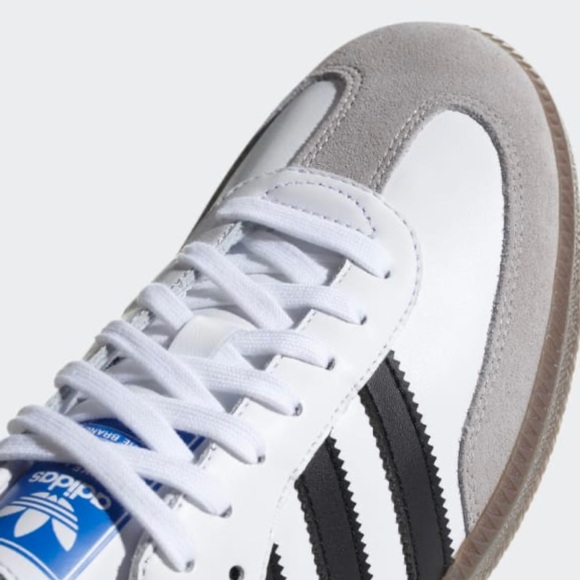 NWT Adidas Samba OG Sneakers White Size Men 6.5/Women 7.5 - Picture 6 of 16